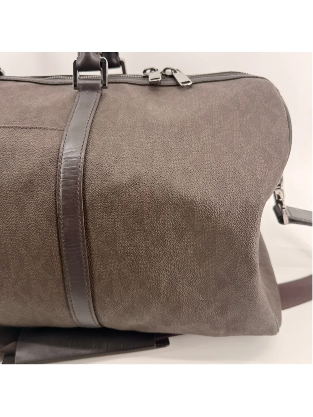Michael Kors Jet Set Travel Large Duffle Bag Handbag Brown With Strap